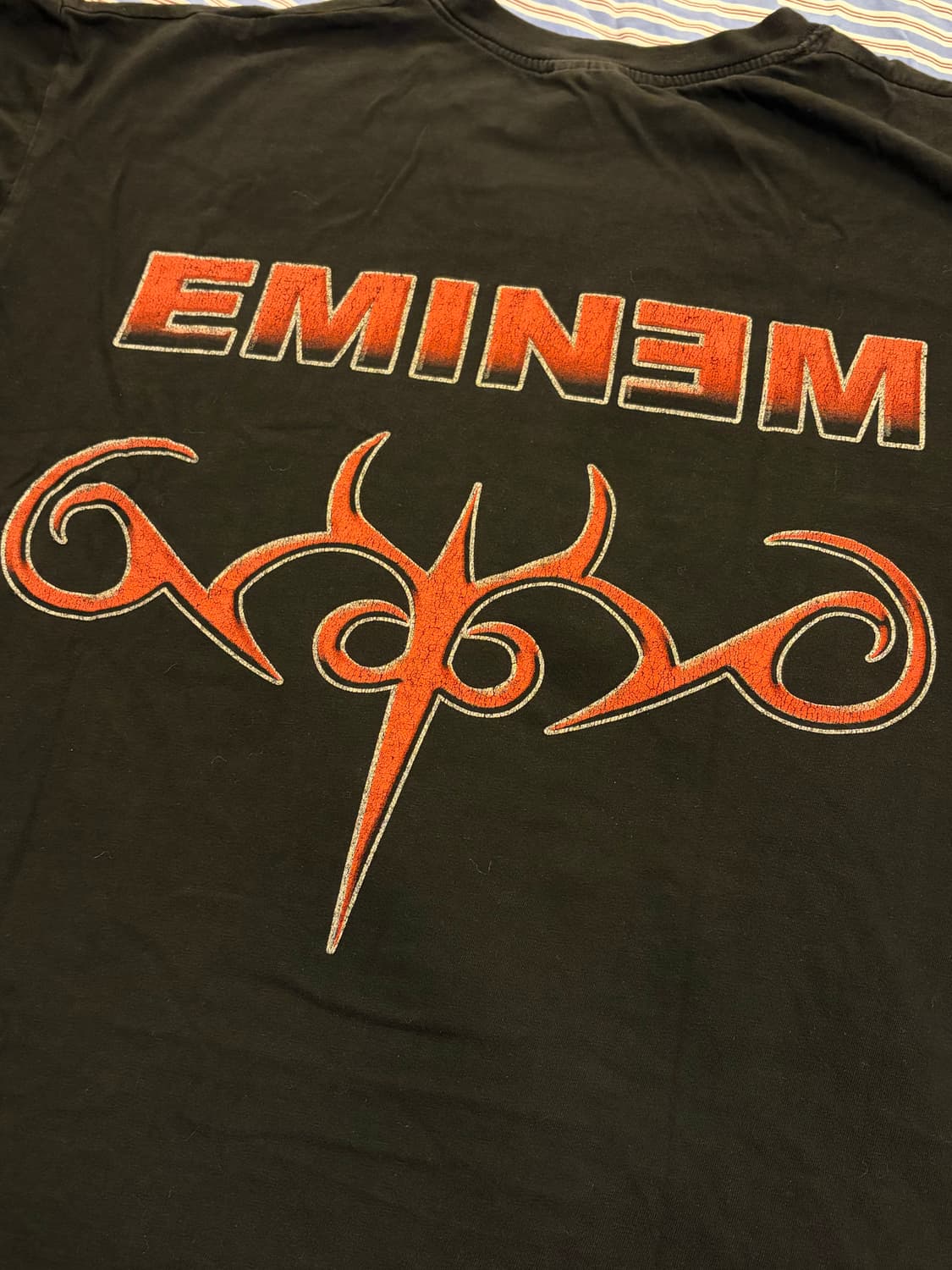 [XL] 빈티지 90‘s 에미넴 체인소 유로 부틀랙 티셔츠 상품이미지4