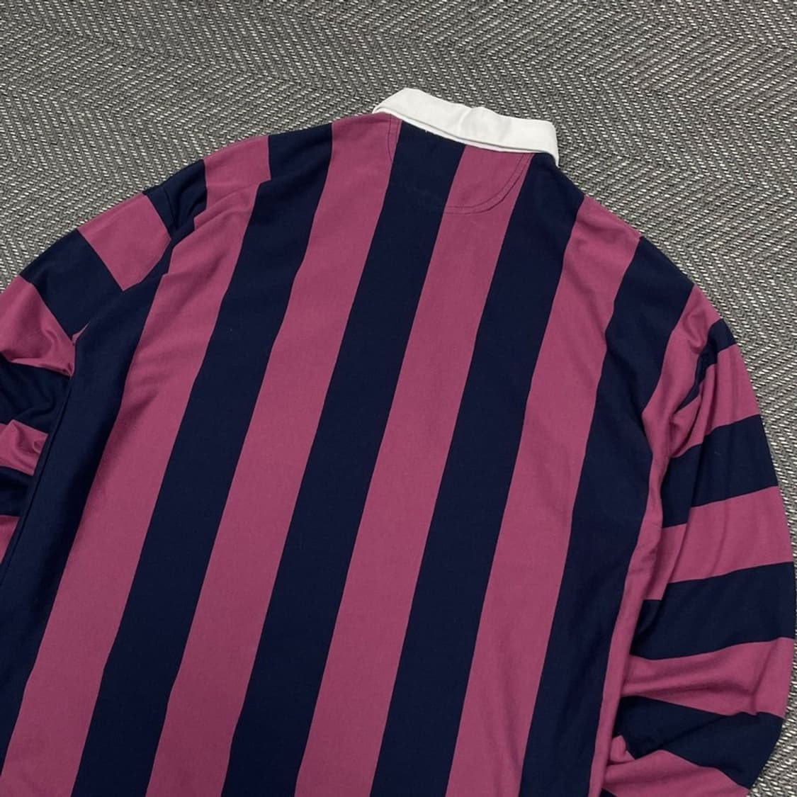 플루이드 배색 럭비 티셔츠 v0333 상품이미지4