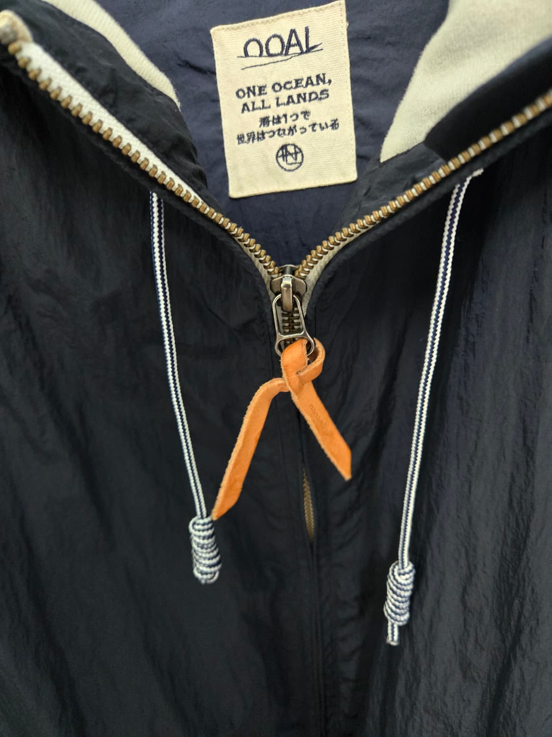 나나미카 윈드파카 네이비 M 상품이미지3