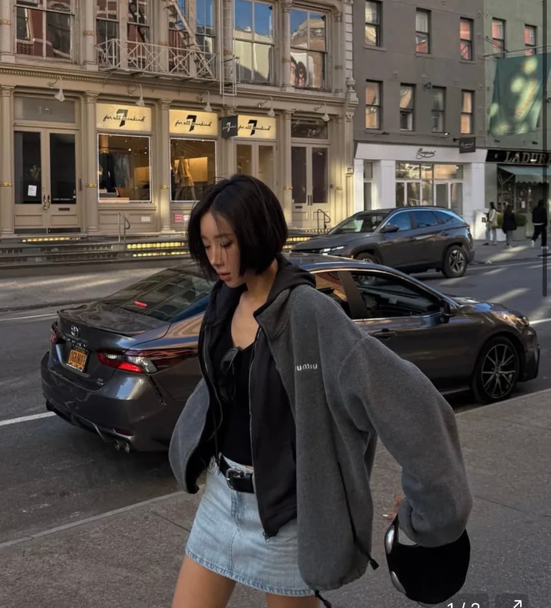 글로니 벨라스커트 THE BELLA SKIRT (LIGHT BLUE) 상품이미지1