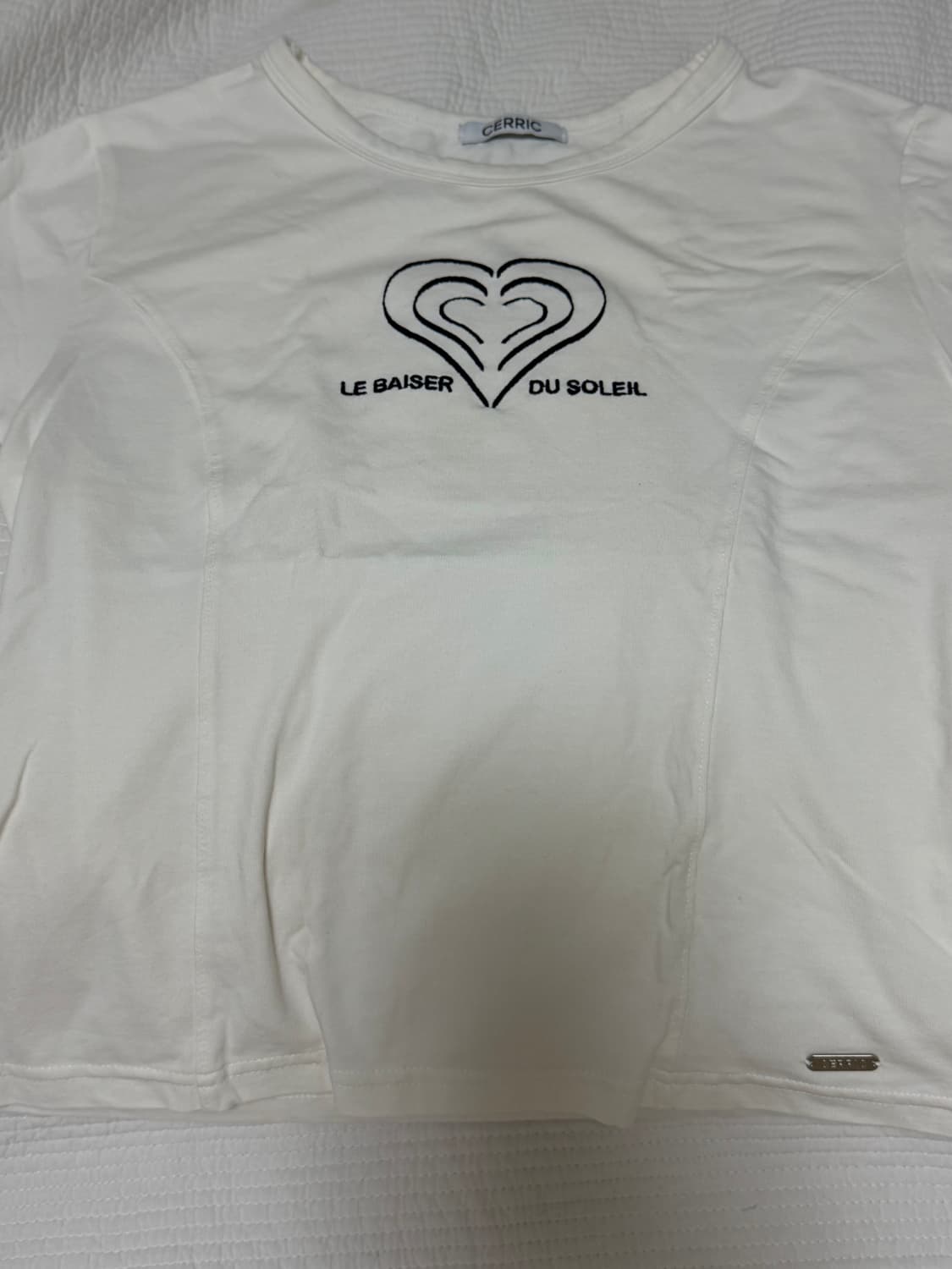 CERRIC 하트 반팔티 상품이미지1