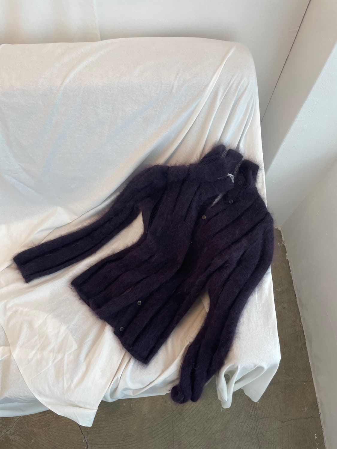 이브생로랑 모헤어 가디건 상품이미지5
