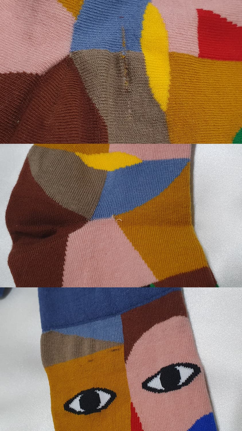 민트 그린 블루 브라운 체크 Bonne Maison 본메종 양말  상품이미지9