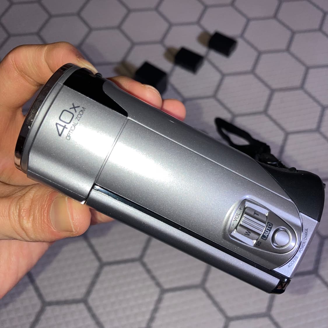 JVC GZ-HM438-s 실버 빈티지 캠코더 상품이미지3