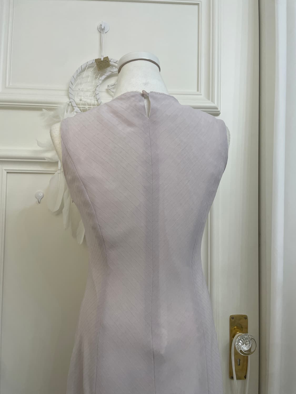 sheer pink lace v-neck princess line bas 상품이미지4