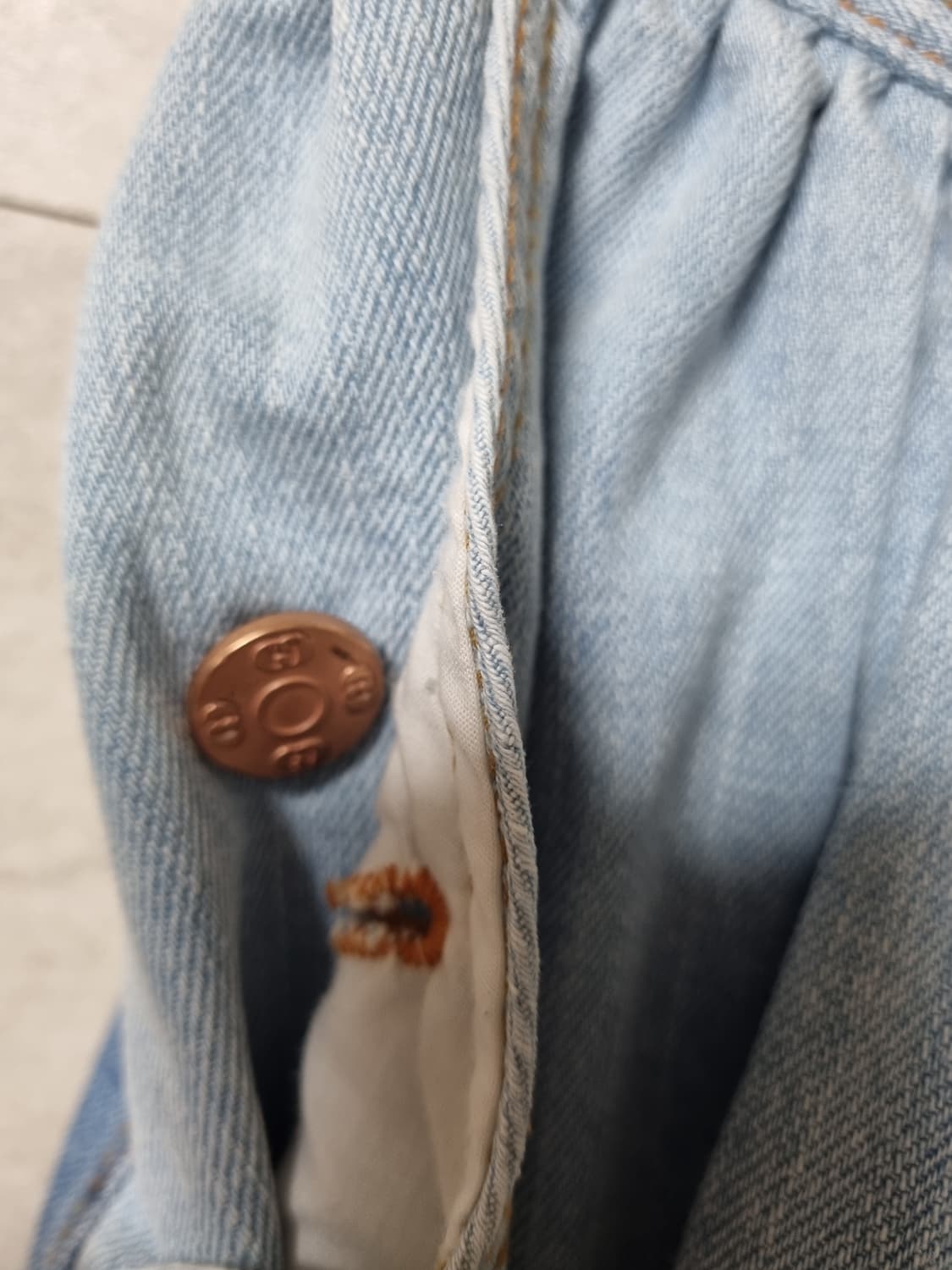 정품) 럭키슈에뜨 데님 스커트  상품이미지5