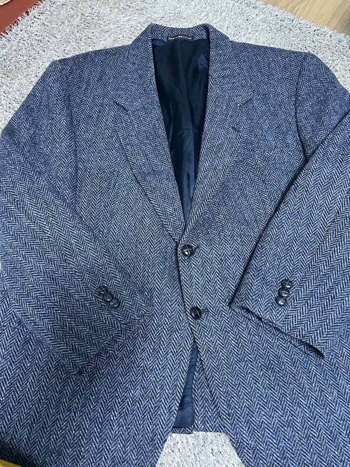 캐나다제 해리스트위드 블레이저 사이즈 105~110 상품이미지1
