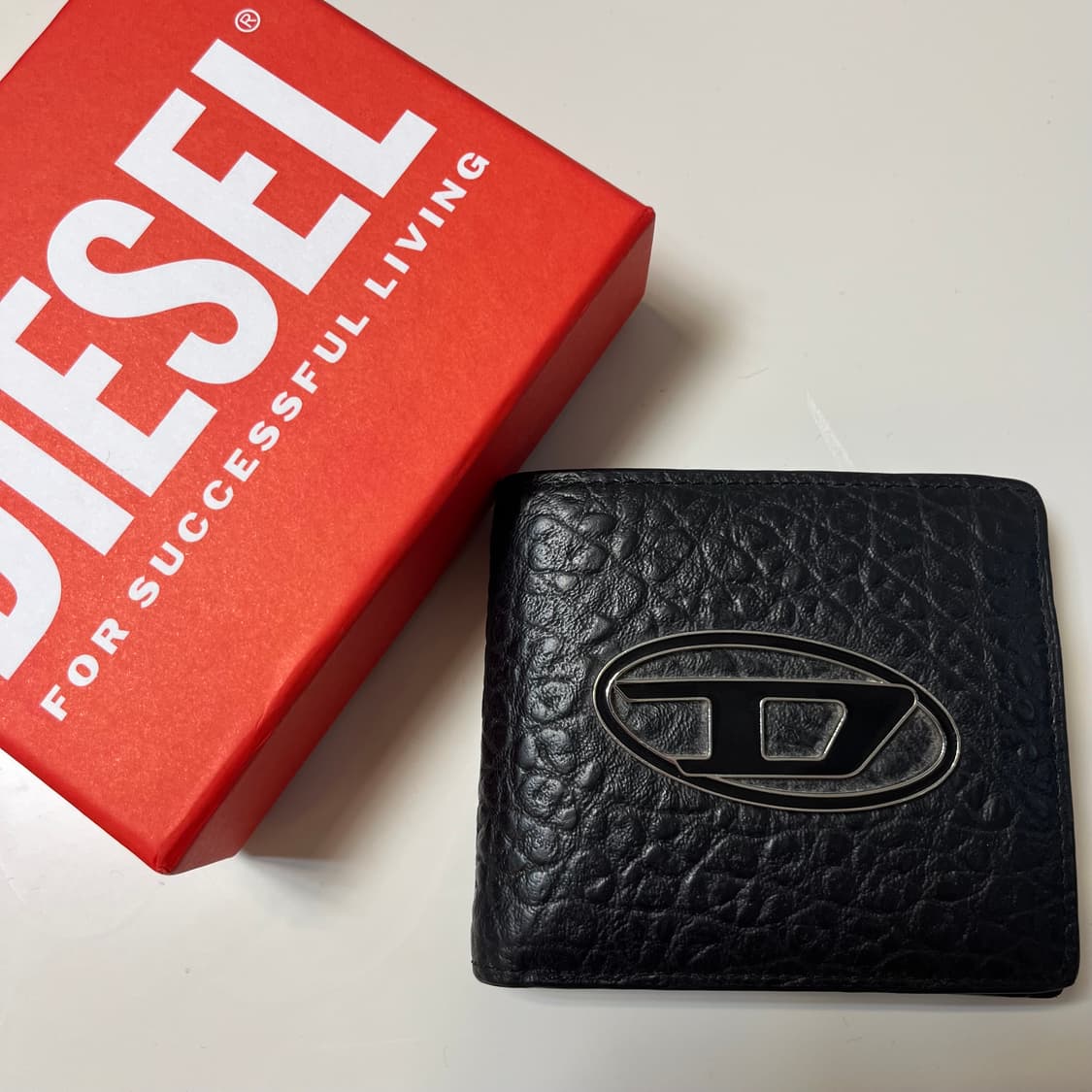 Diesel Hiresh S.Ii Leather Wallet Black 상품이미지2