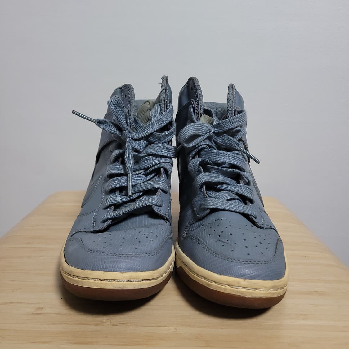 (245) NIKE 나이키 덩크 하이 스카이 그레이 여성용 상품이미지5