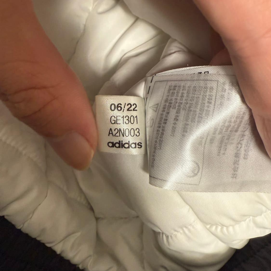 아디다스 파이어버드 범고래 패딩 3XL 블랙화이트 상품이미지5