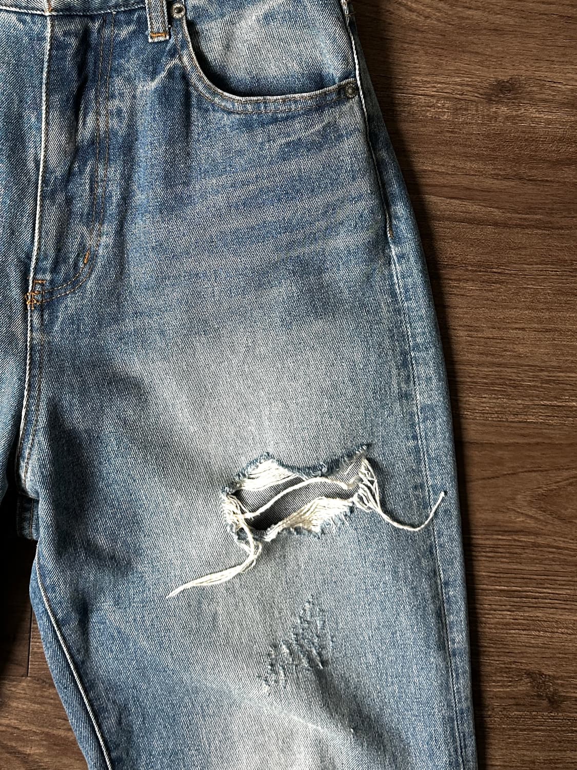 Jeansis 스톤 워시드 플레어 진 상품이미지9