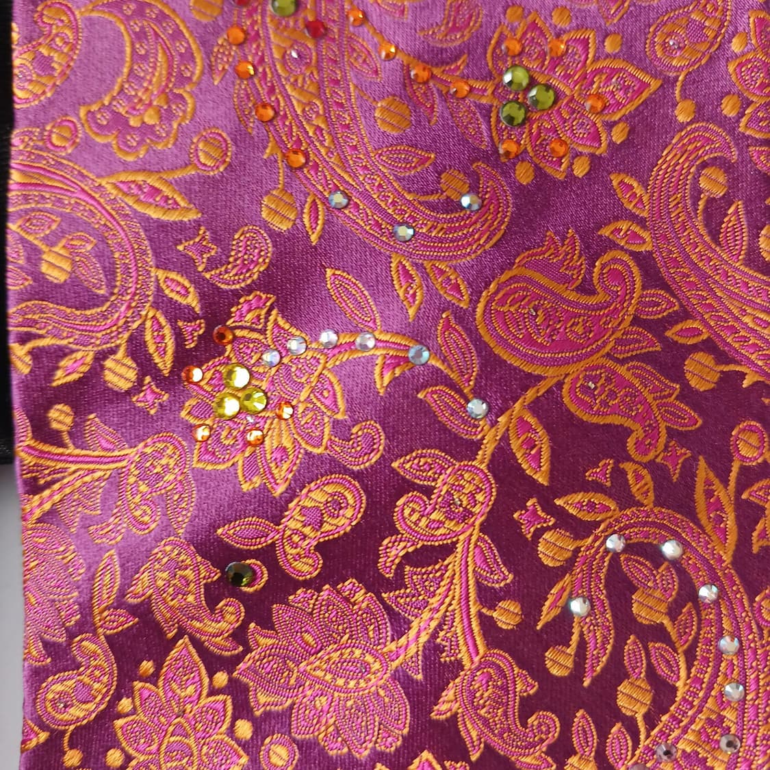 밀라숀 실크 퍼플 페이즐리 패턴 넥타이 9.5cm A+등급 A19863
 상품이미지8