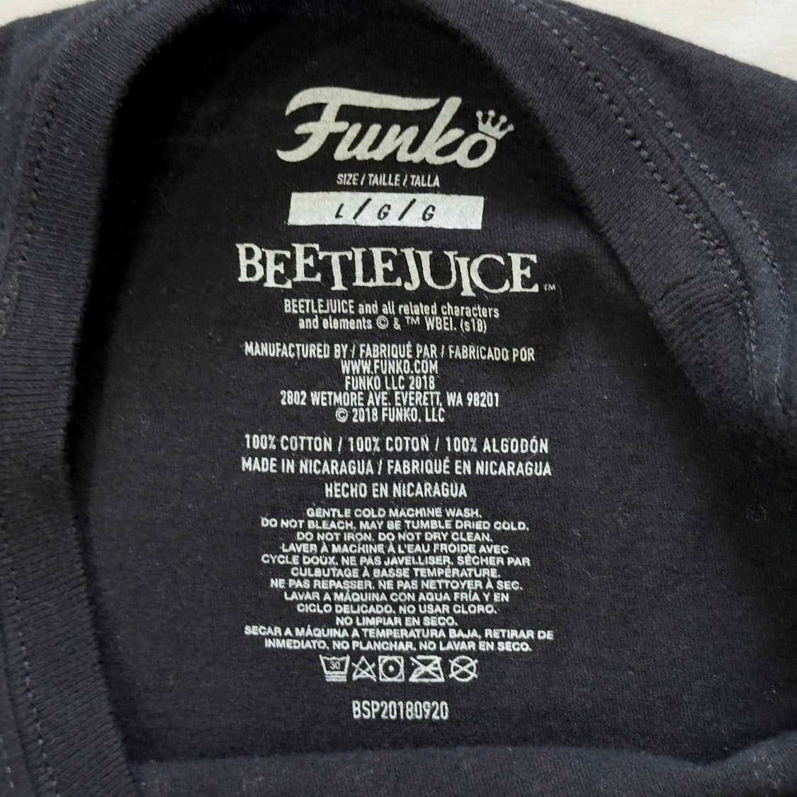Funko 비틀 쥬스 무비 반팔 티셔츠 상품이미지3