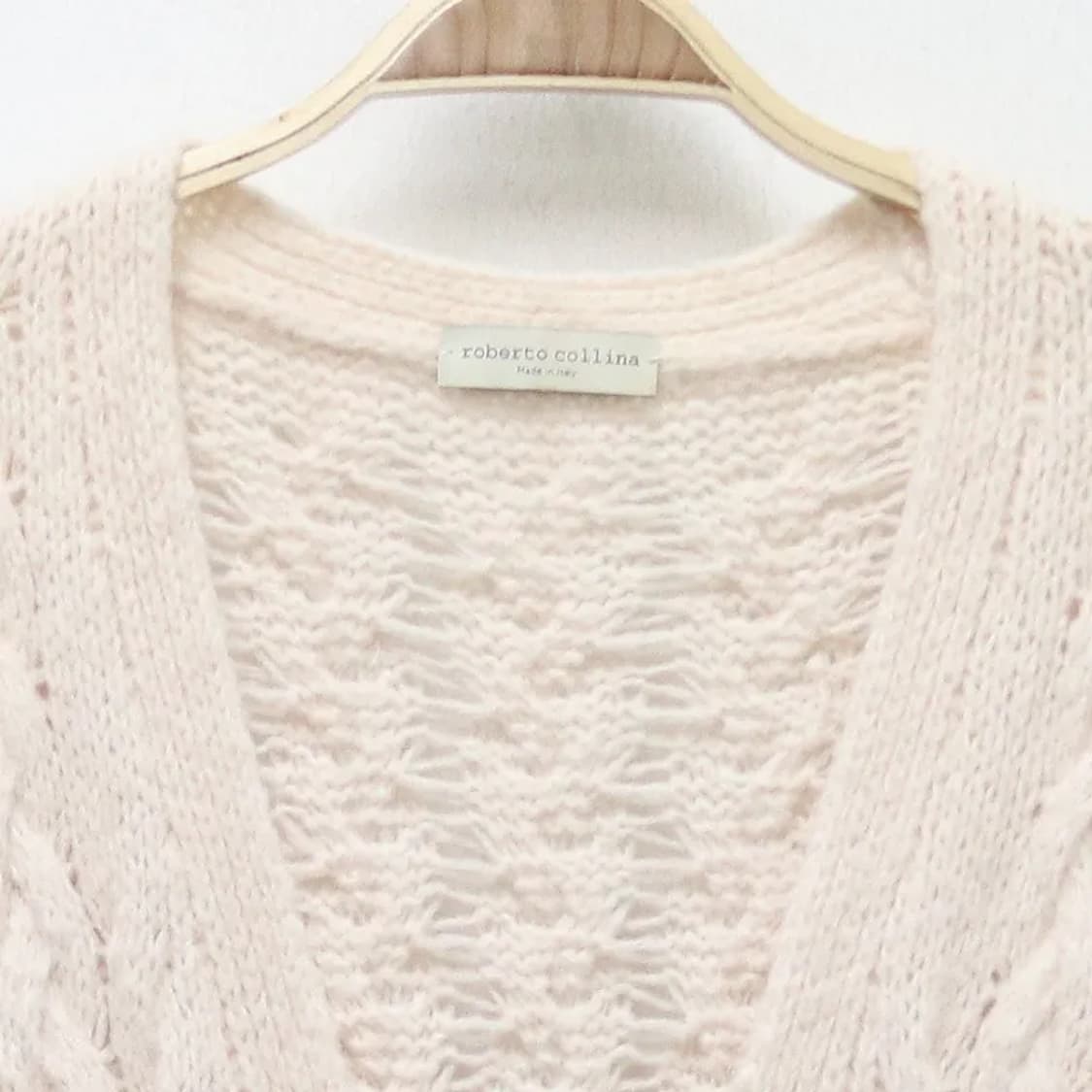 로베르토 콜리나 울 혼방 롱 니트 가디건 58926 상품이미지5