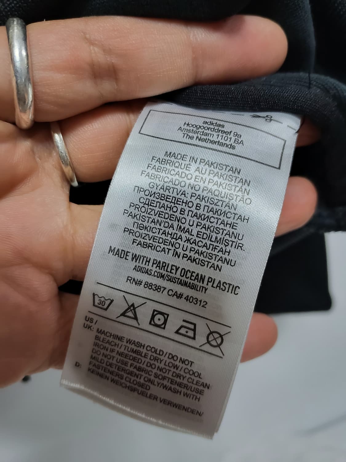 아디다스 블랙 트랙탑 져지 105사이즈 상품이미지4