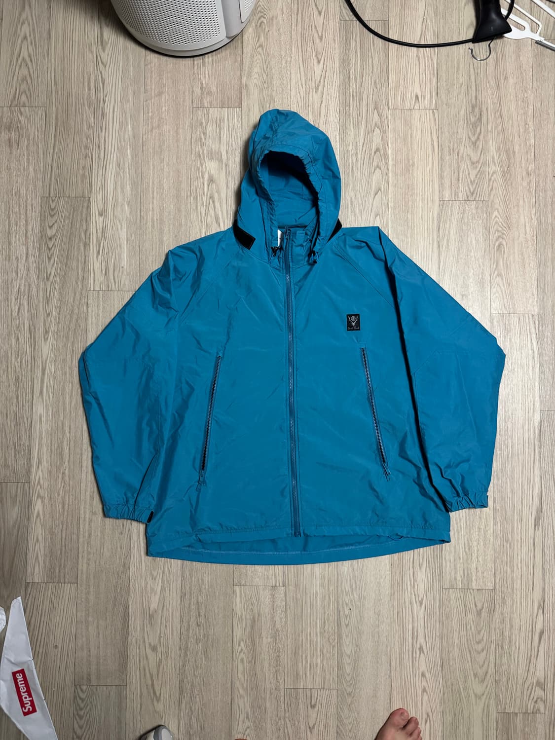 남이서팔 south2west8 레인 자켓 블루 상품이미지1