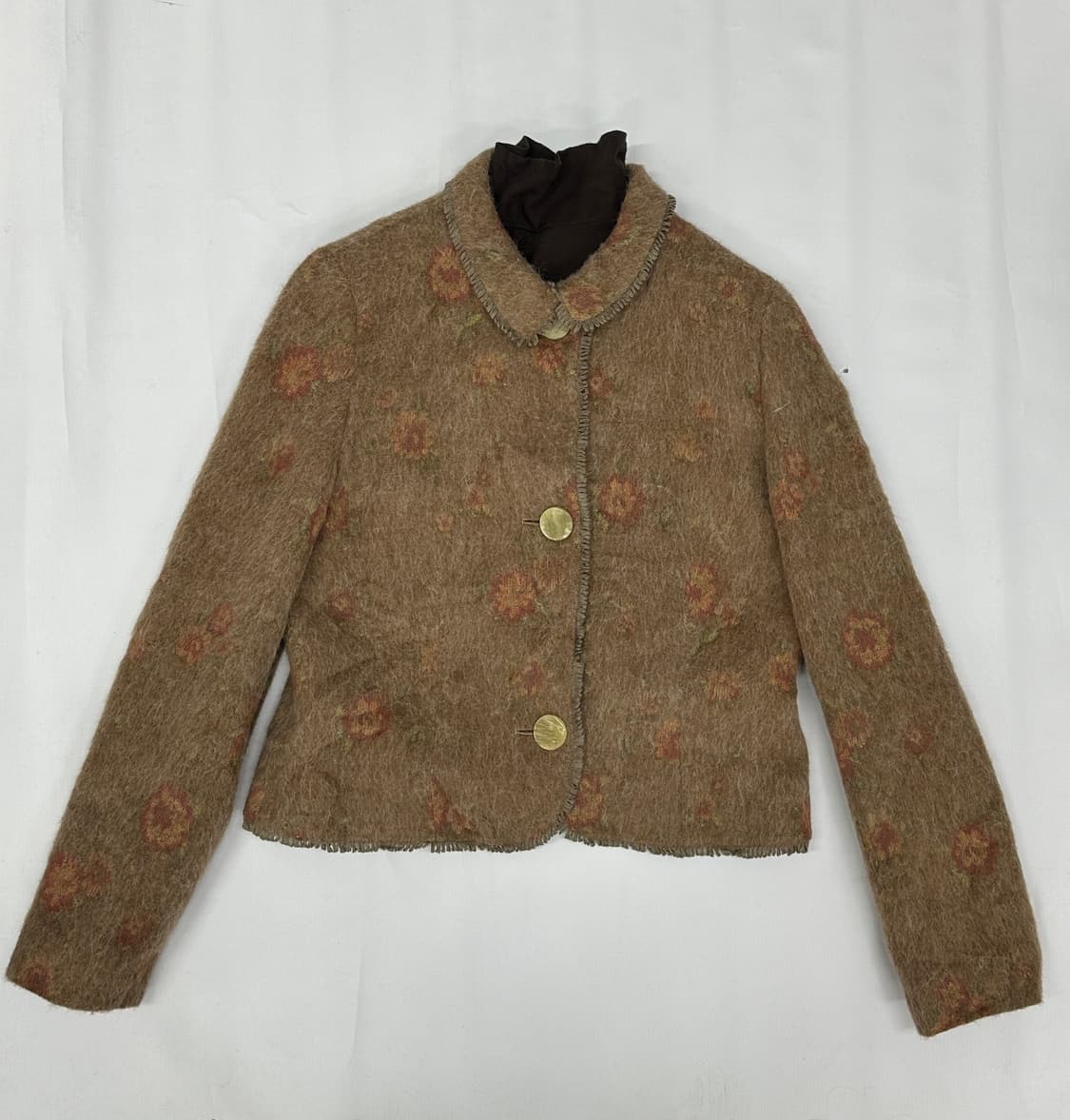 🤎하구미의 그런지 코디세트🤎에스닉 브라운 자켓 플리츠 스커트 상품이미지2