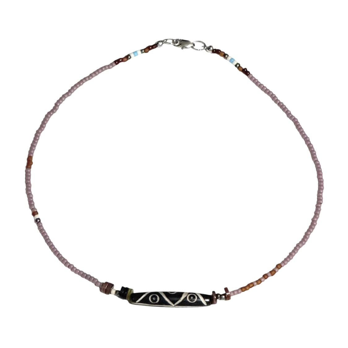 [rrrocnoc] orbit of wind 2col 우각 비즈목걸이 상품이미지5