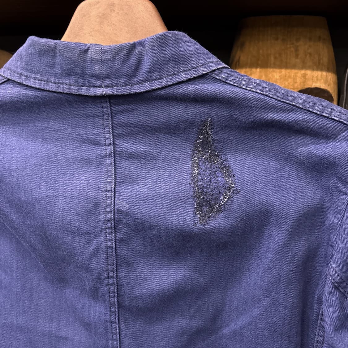 60~80s 피오니어 오리지널 프렌치워크자켓 헤링본 트윌 N803 상품이미지7