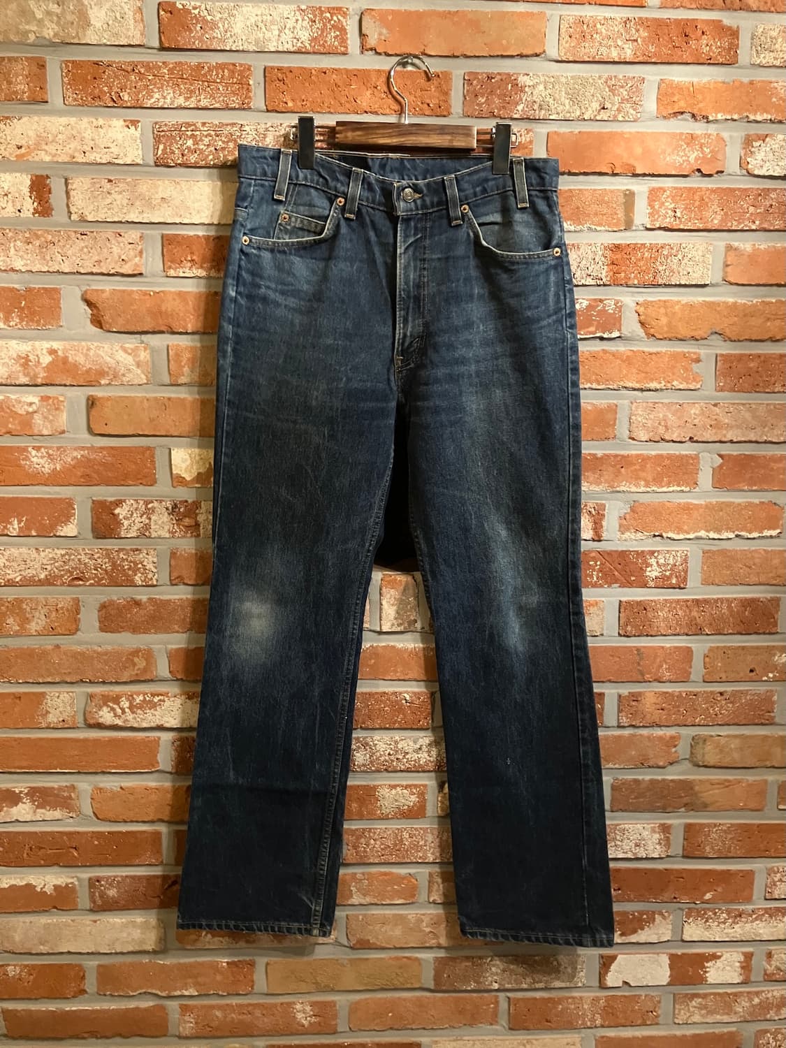 90s USA 빈티지 리바이스 517 오렌지탭 부츠컷 데님 팬츠 상품이미지2