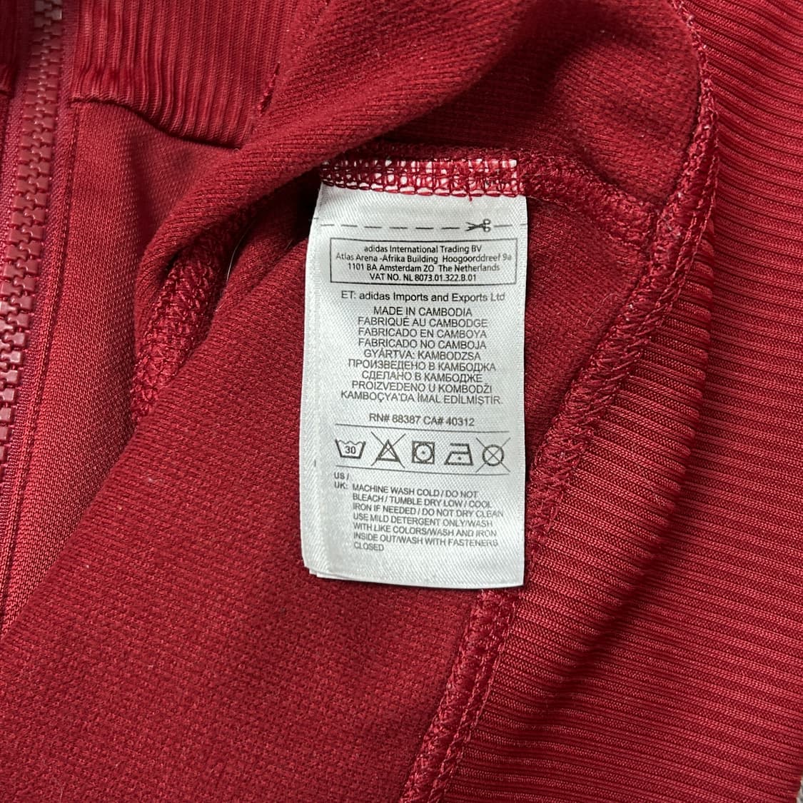 (해외판)아디다스 뮌헨 버건디 져지(L) 상품이미지3
