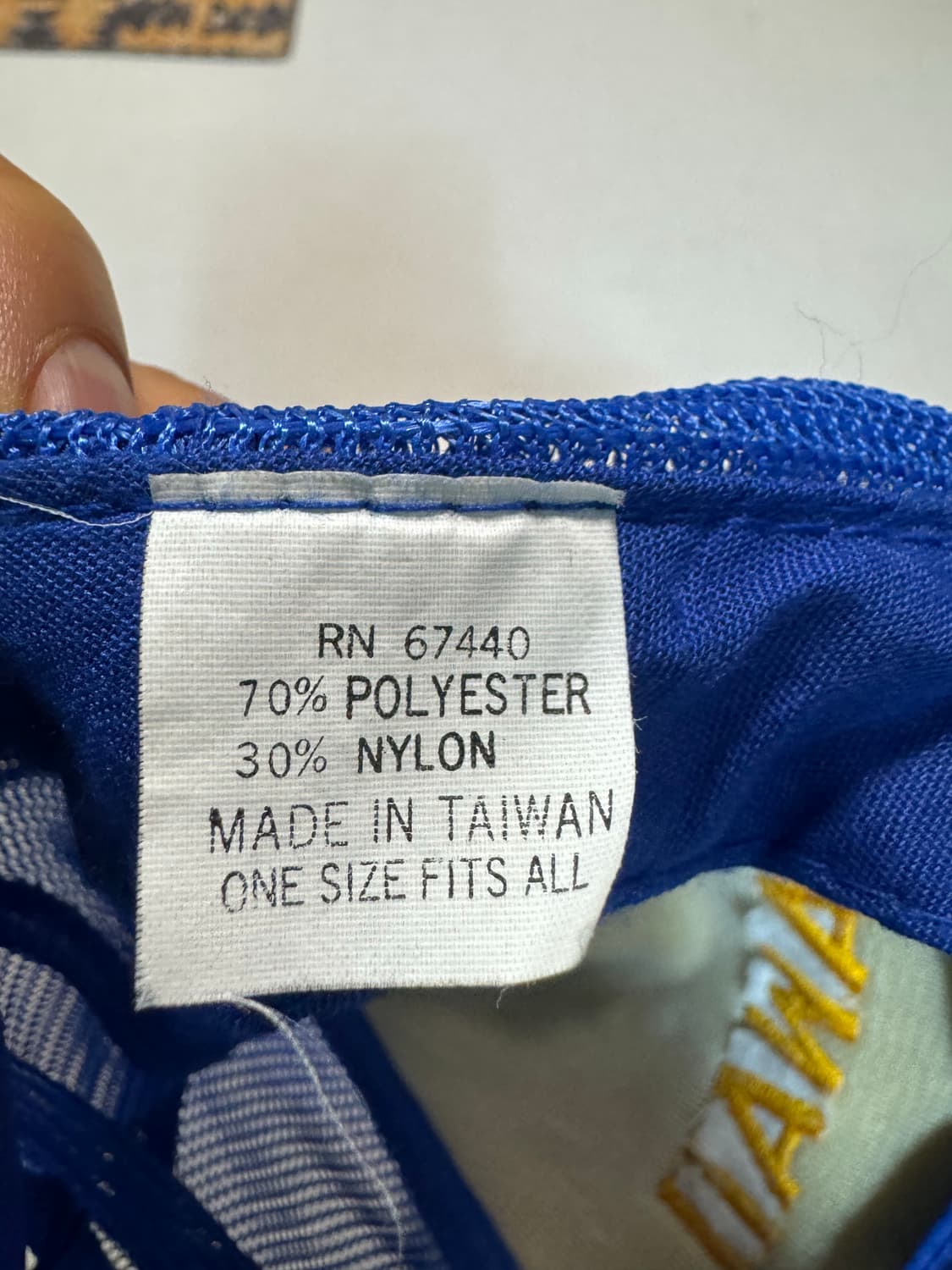 하와이 자수 빈티지 트러커캡 블루 모자 스냅백 볼캡 상품이미지4