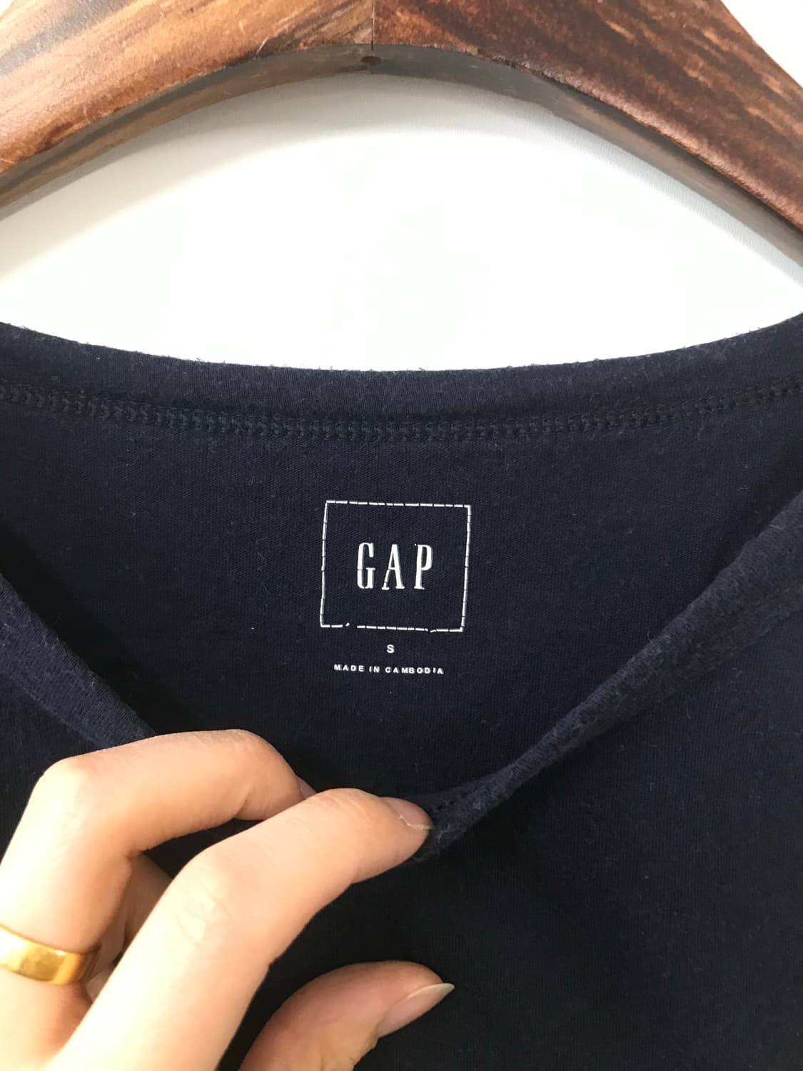 Gap 갭 성조기 네이비 반팔 티셔츠 상품이미지5