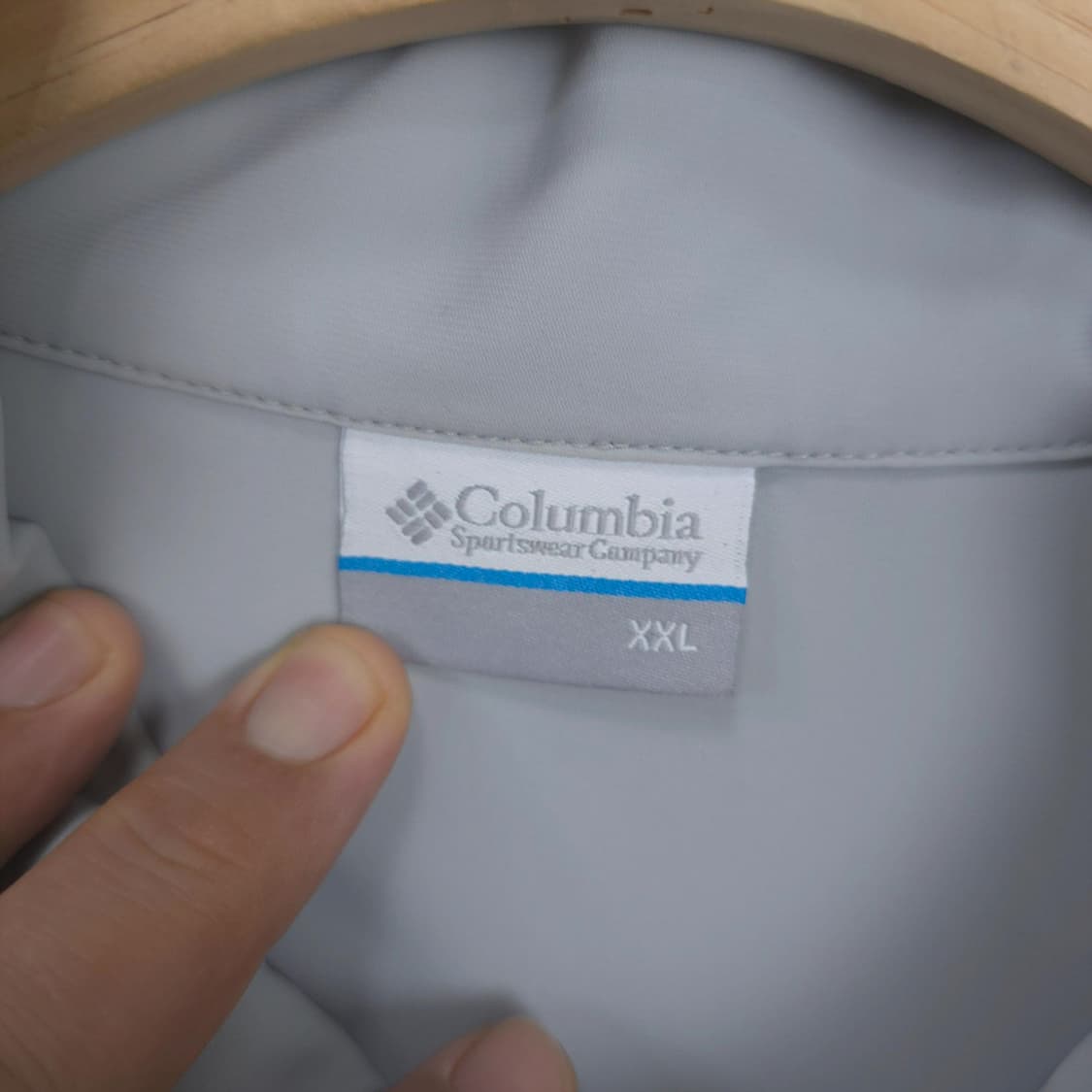 컬럼비아 Columbia 경량 소프트쉘 바람막이 자켓 라이트그레이 XXL 상품이미지6