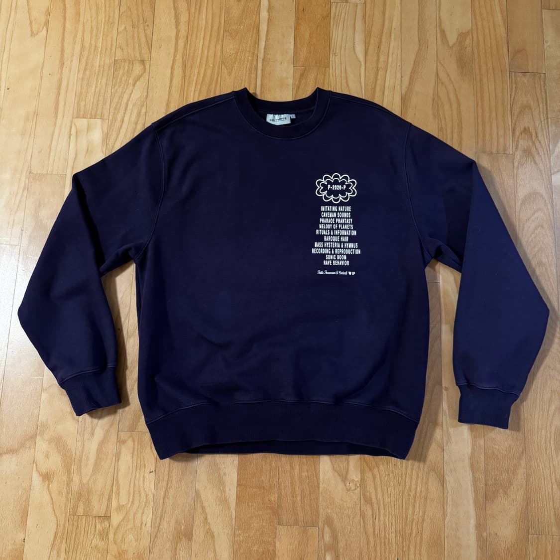 칼하트 WIP 스웨트 퍼플 L 상품이미지1