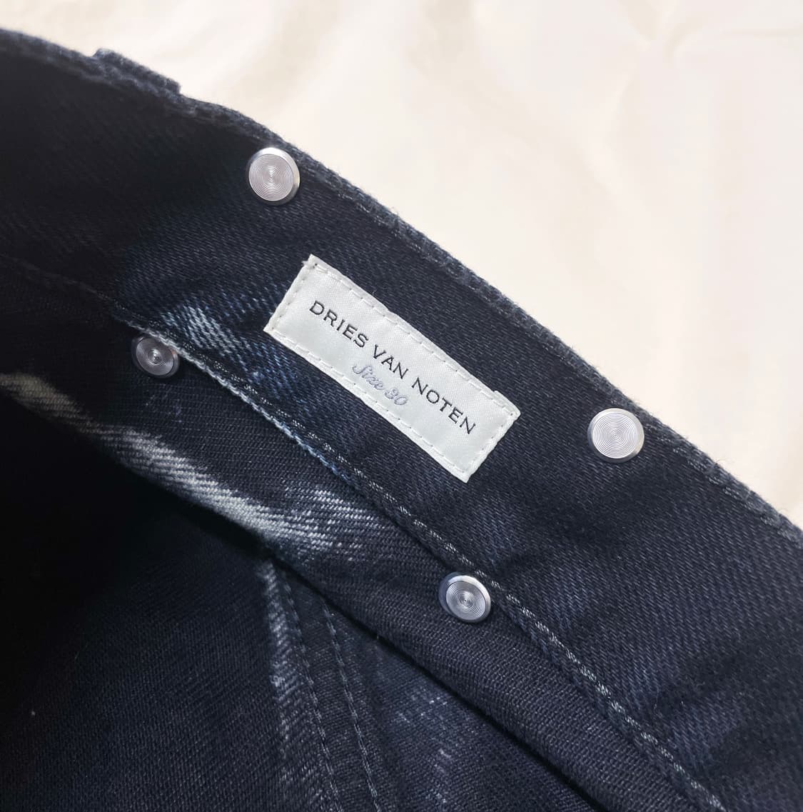 드리스 반 노튼 블리치 데님 진 상품이미지5