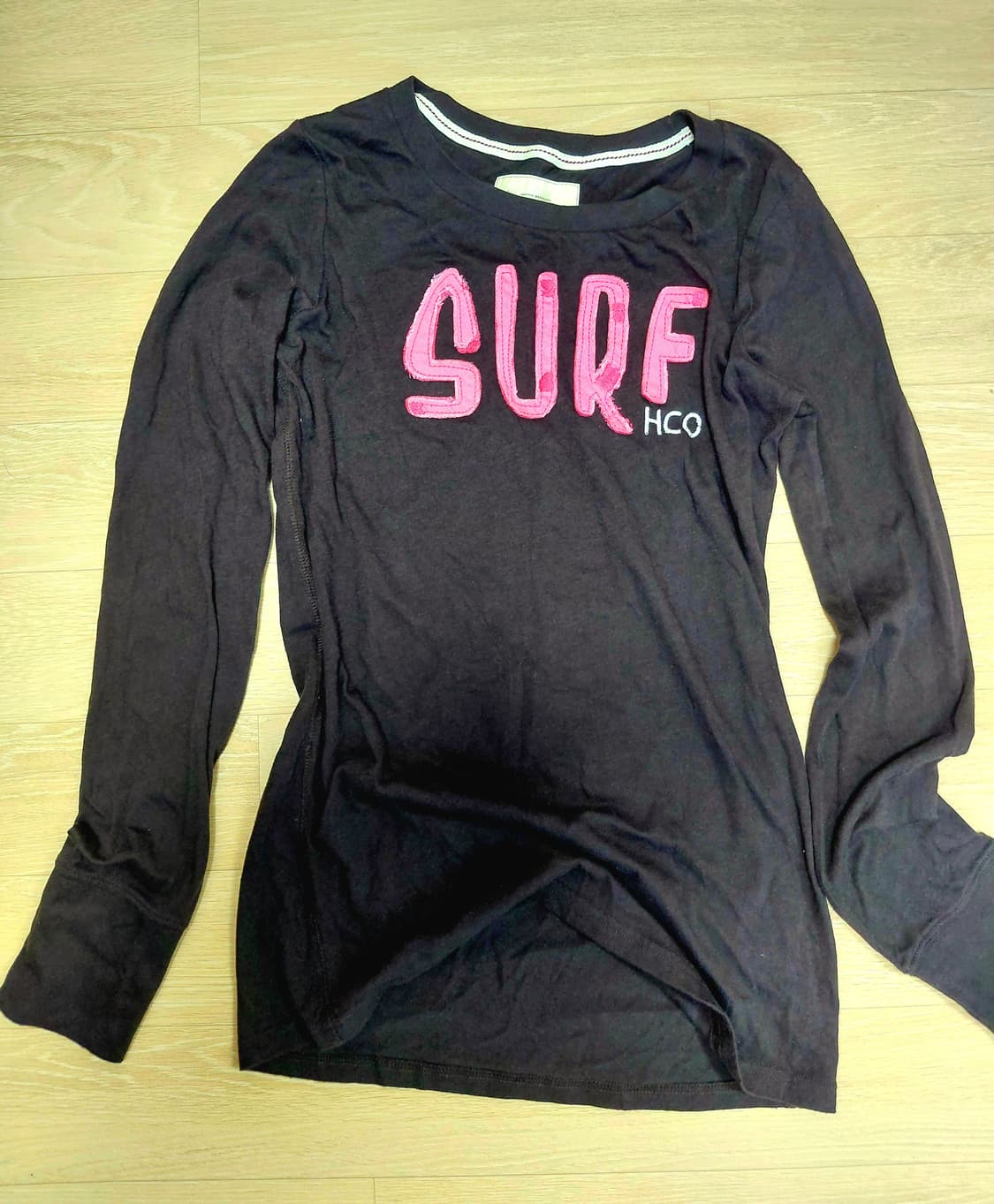 홀리스터 SURF 브라운 롱슬리브 M 상품이미지1