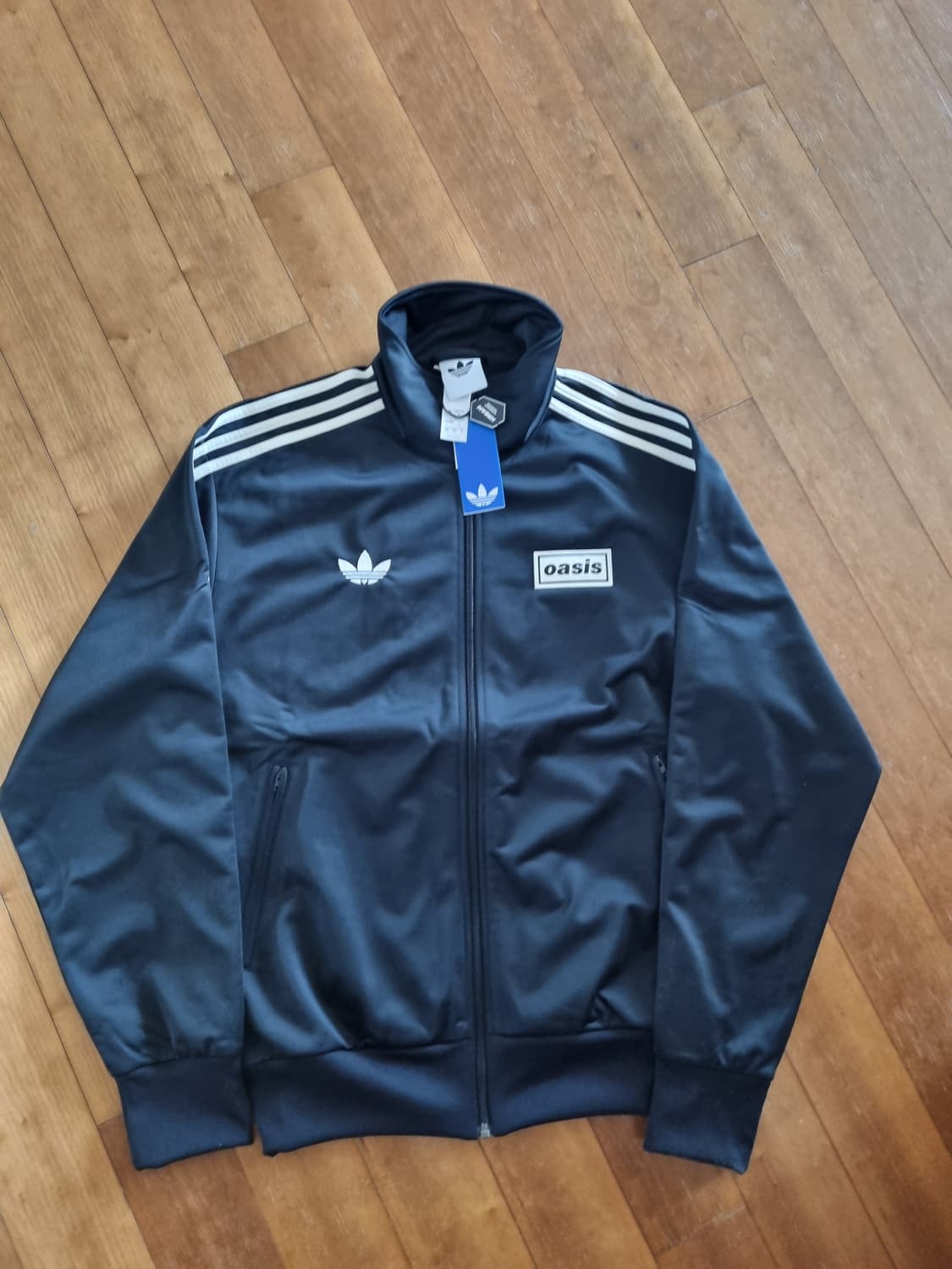 아디다스 오아시스 트랙탑 블랙 KR M사이즈 새상품 상품이미지1