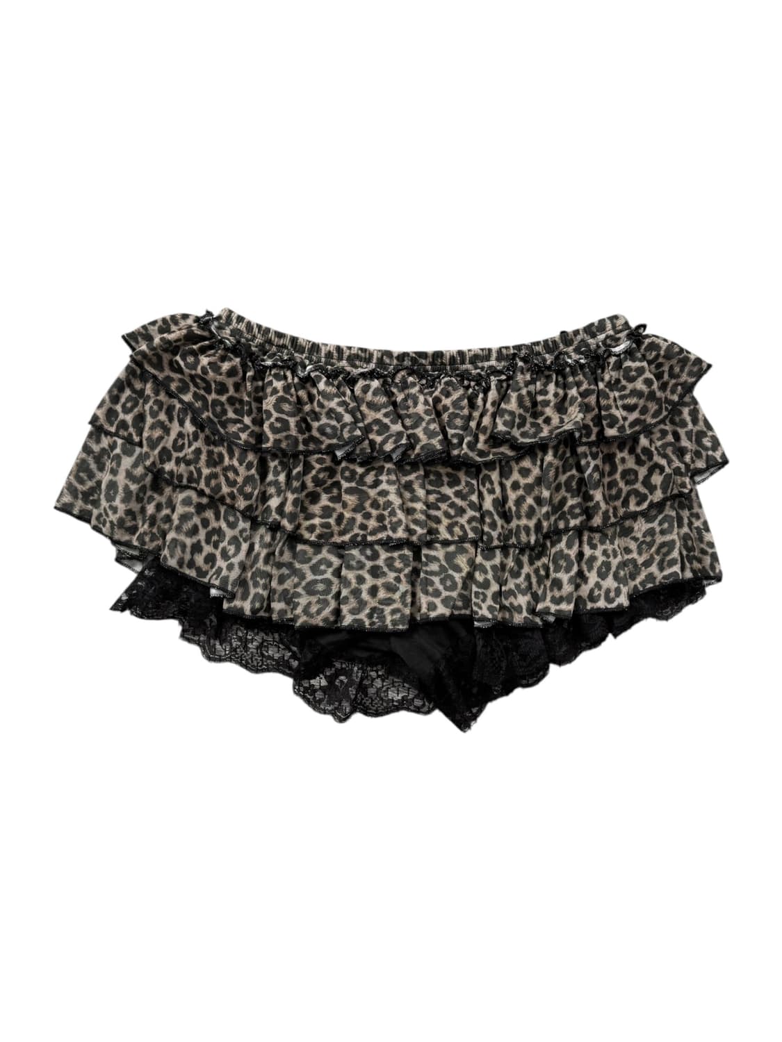 Vintage ruffle leopard shorts 상품이미지2