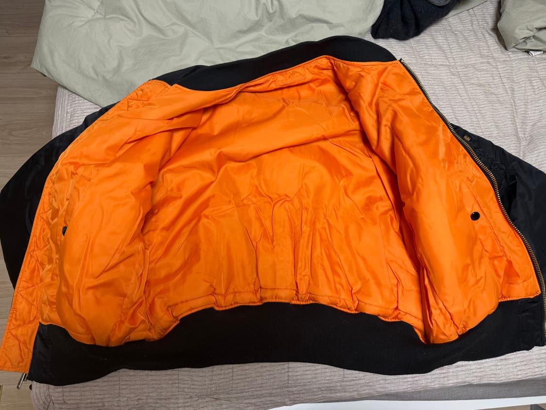 알파인더스트리 ma-1 xl 블랙 상품이미지3