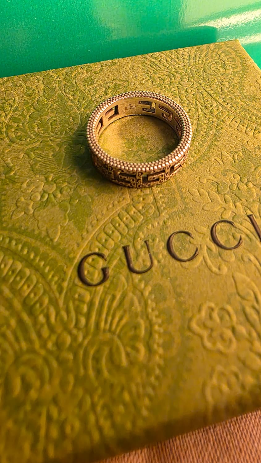 [19,새상품급]구찌 G 스퀘어 반지 상품이미지2