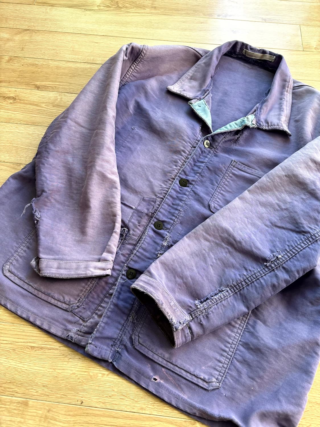 Rare 60~70's 빈티지 프렌치 워크 자켓 105 상품이미지4