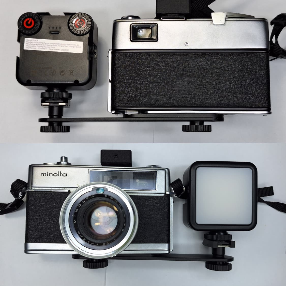 미놀타 Hi-Matic 7 하이매틱 필름카메라 풀세트/외장 노출계,가방  상품이미지3