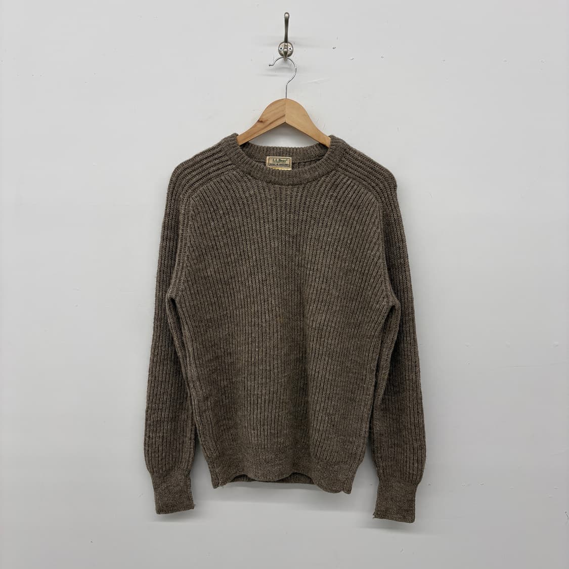 L.L.Bean 브라운 울 니트 스웨터 L 상품이미지1
