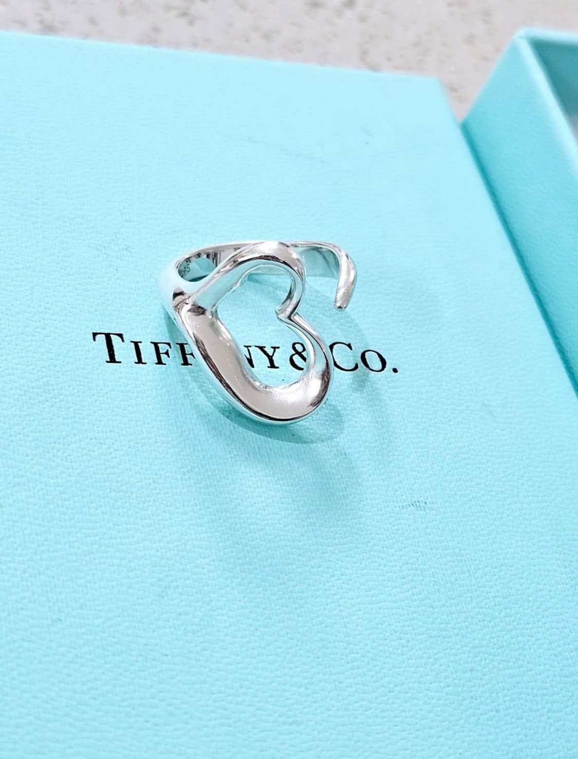 티파니앤코 오픈하트 반지 [10호/조절가능] 상품이미지1