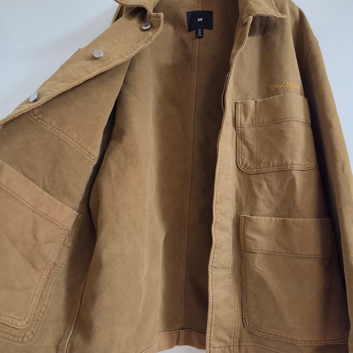 H&M 박시 트윌 포켓 워크 자켓 상품이미지3