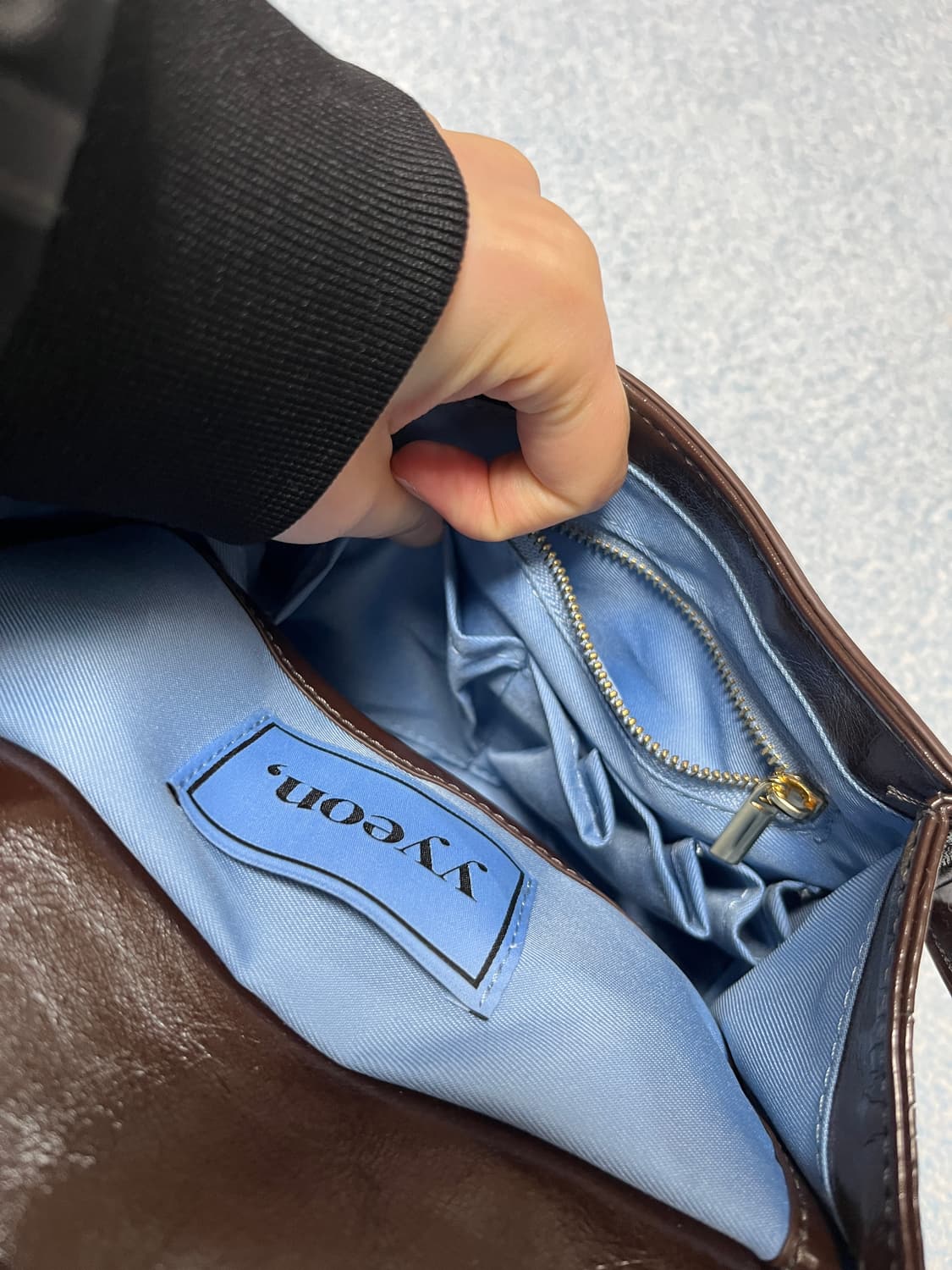 yyeon 비마이연 블루밍백 빈티지 브라운 상품이미지7