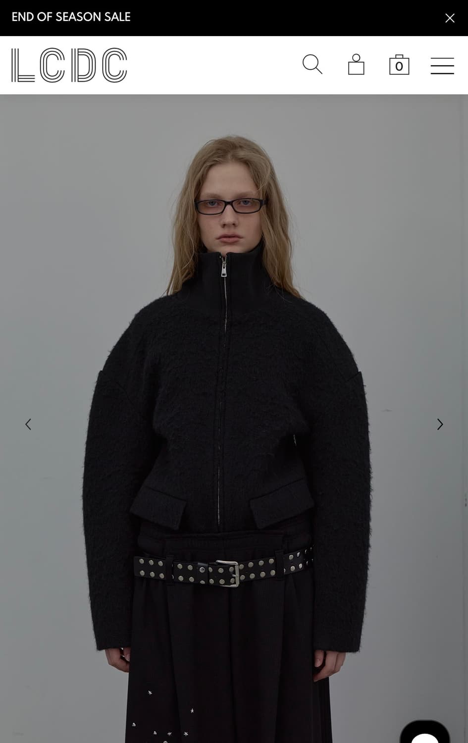 LCDC BOUCLE JACKET (BLACK) 상품이미지1