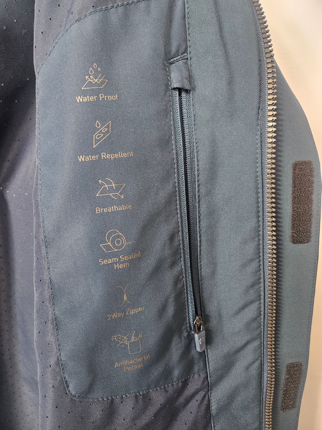 코오롱스포츠 고어텍스 프리미엄 남성바람막이 자켓 105 XL 상품이미지8