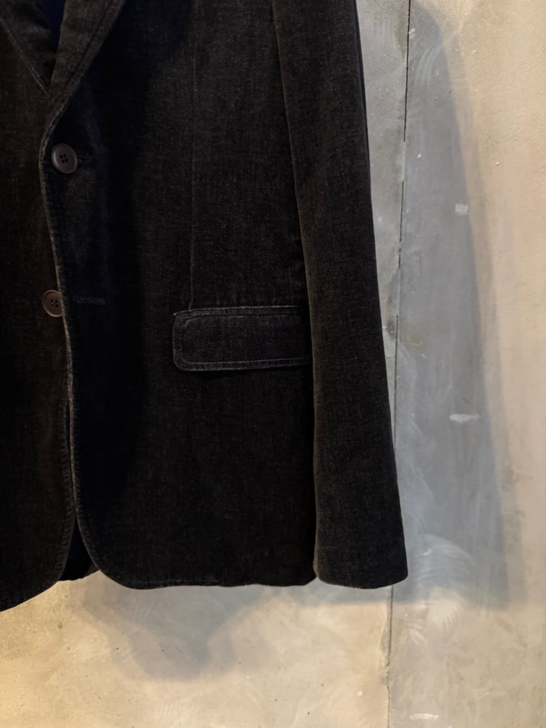 아르마니 꼴레지오니 벨루어 자켓 슬림100 상품이미지5