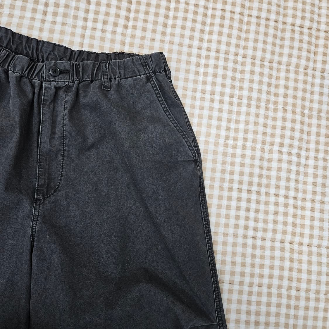 유니클로 밴딩 와이드 팬츠 남자32~33 상품이미지4