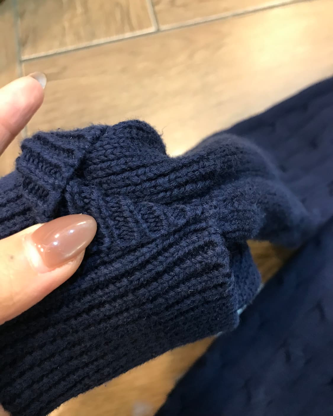 🐻💙 폴로 랄프로렌 네이비 케이블 터틀넥 니트 💙🐻 상품이미지5