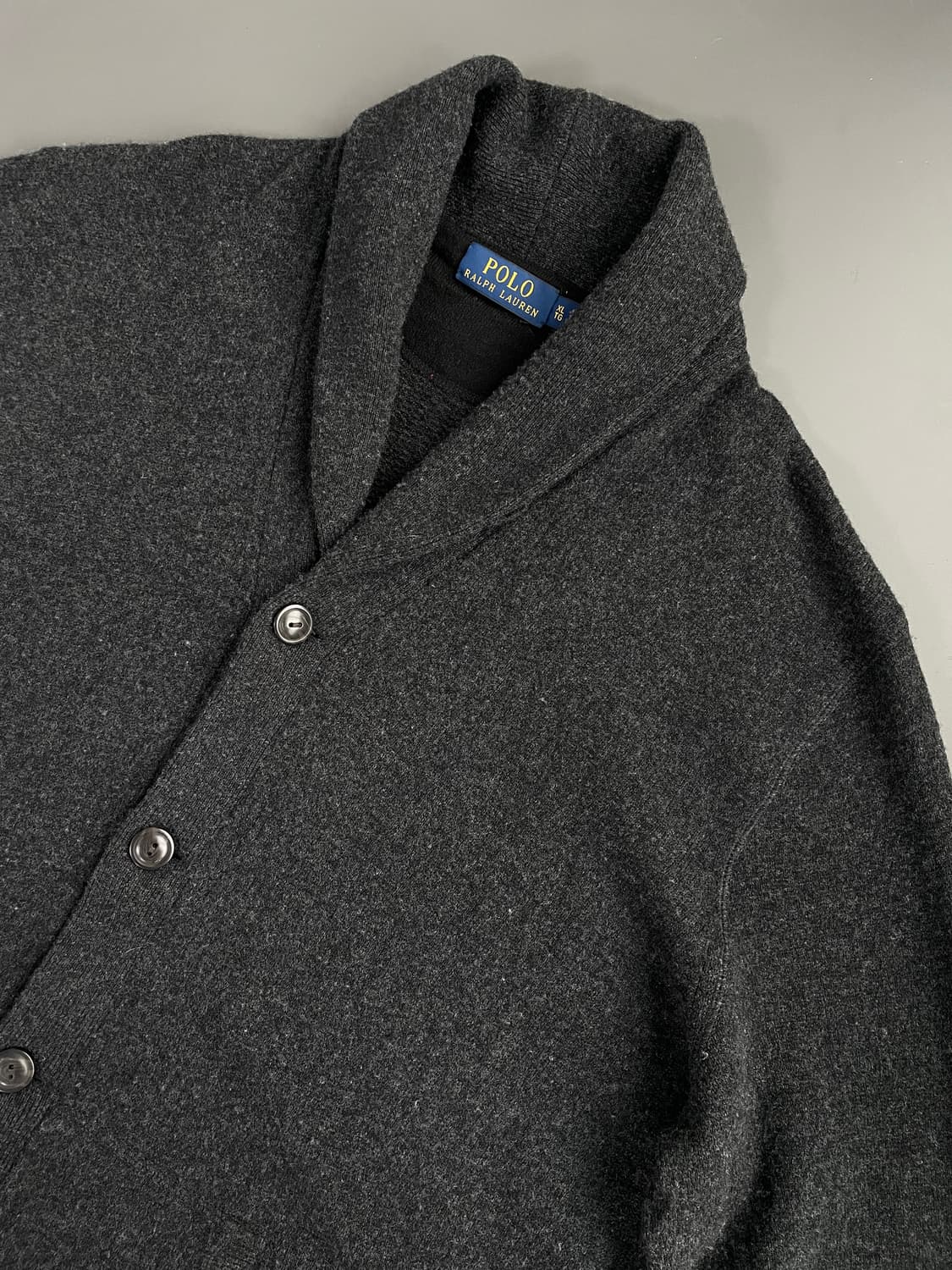[XL] 폴로 랄프로렌 메리노 울 숄카라 가디건 상품이미지3