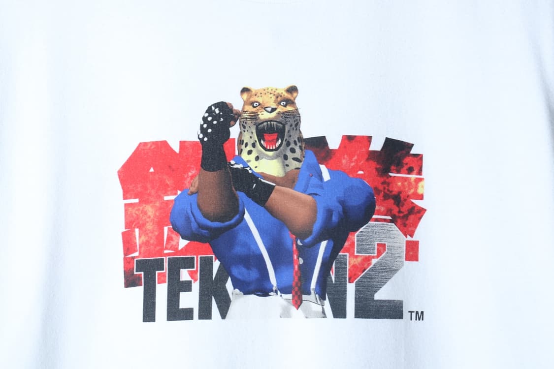 (S) 유니클로 반팔 티셔츠 Y2K 유행 철권 협업 킹-H31955 상품이미지5