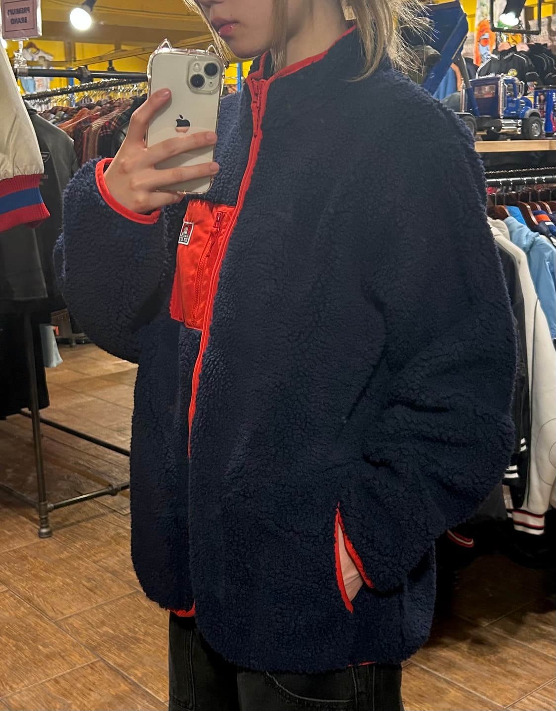 [HI] 벤 데이비스 양털 후리스 네이비 상품이미지4