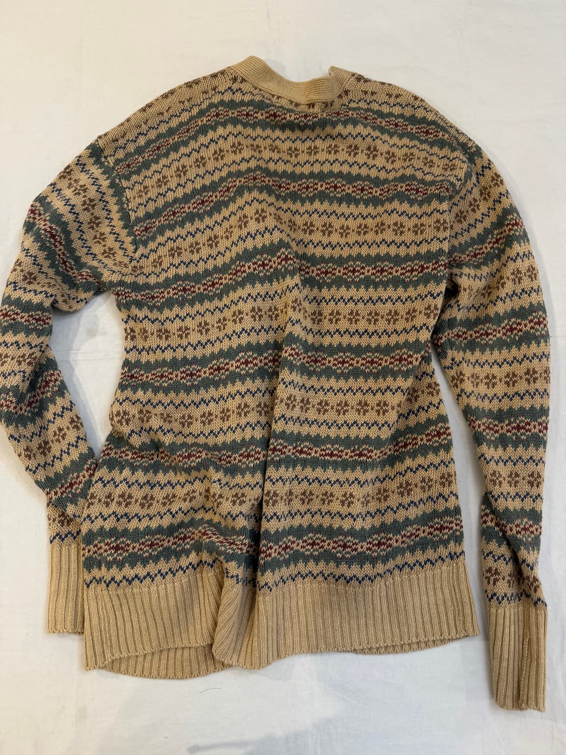 폴로 랄프로렌 실크 린넨 페어아일 니트 가디건 상품이미지3